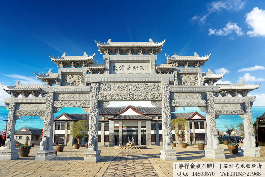 石雕牌坊翻新的方法