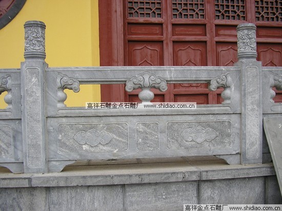 石雕栏杆,青石栏杆,寺庙栏杆