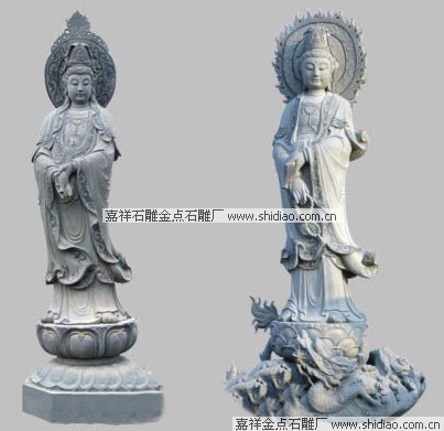 石雕观音像,滴水观音菩萨佛像
