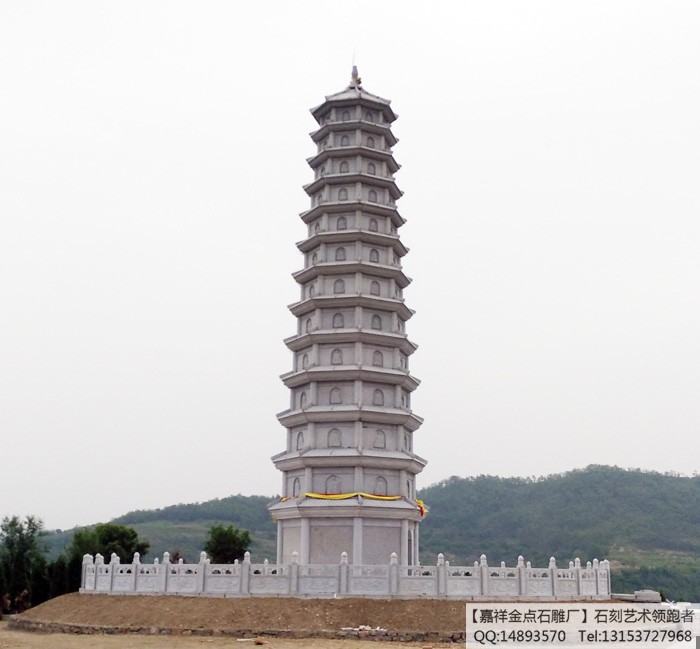 寺庙石雕佛塔,石塔