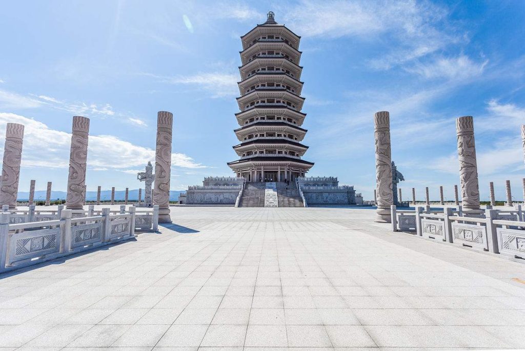 石雕龙柱,广场文化柱