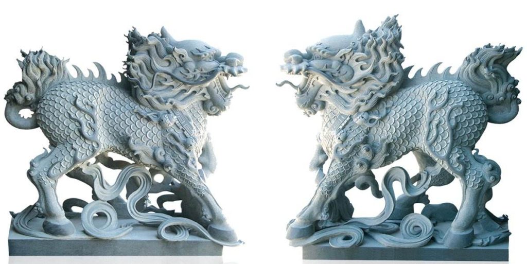 石雕麒麟