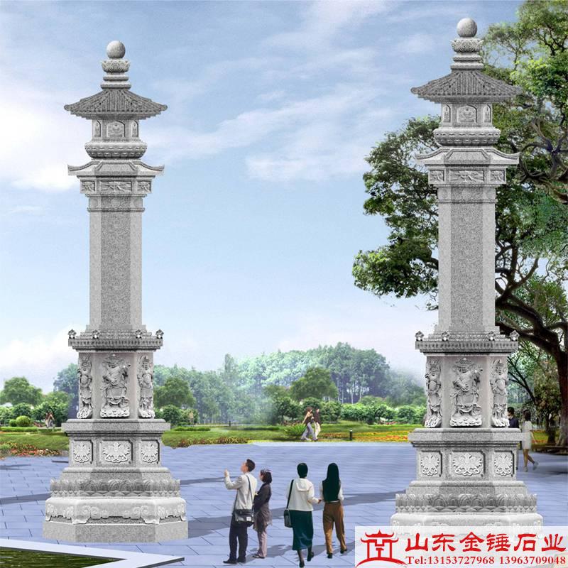 寺院中石雕经幢的作用