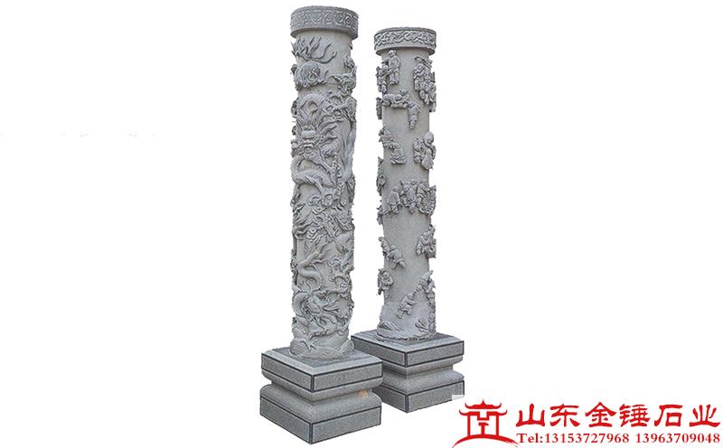 石雕龙柱的意义以及结构