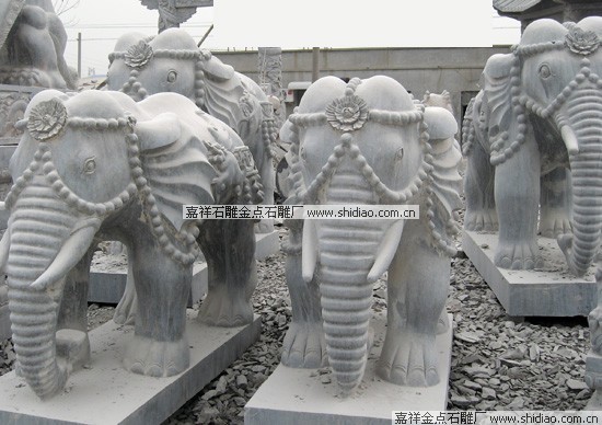 石雕大象的吉祥寓意