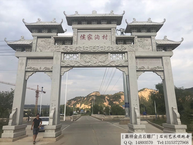 石雕牌坊规划设计的要注意些什么