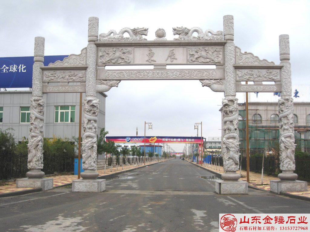 石牌坊怎么选？尺寸、造价全解析｜金锤石业